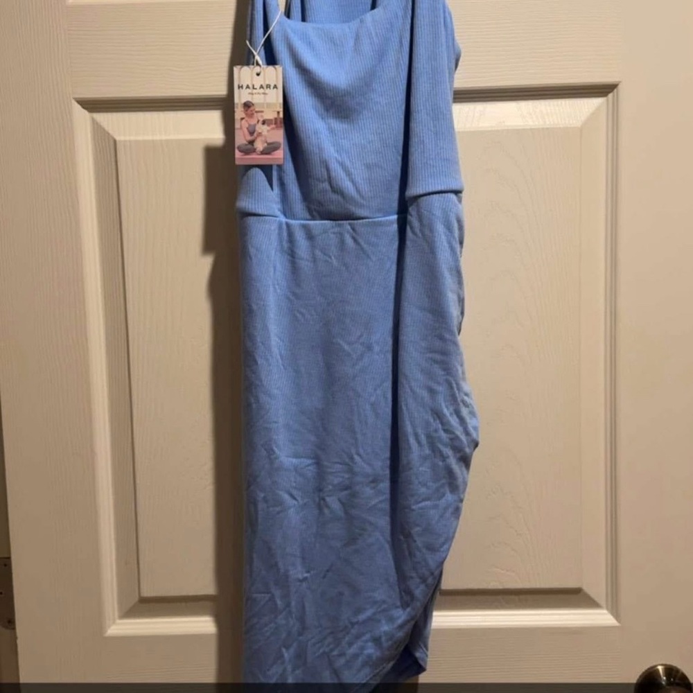 HALARA Sky Blue Casual Dress